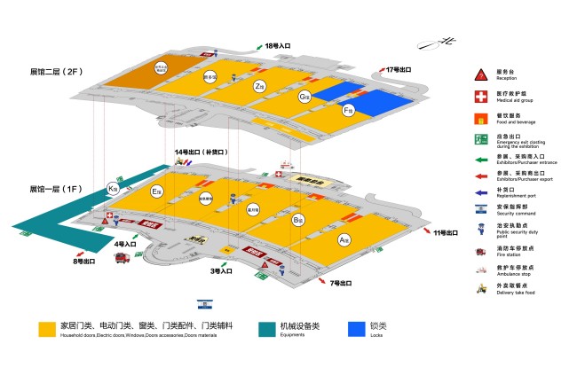 2025永康门博会展馆分布图-展馆布局图