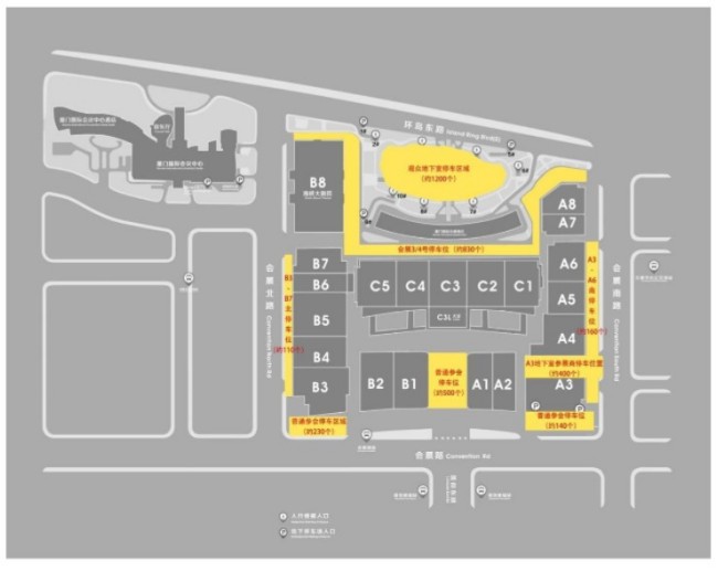 2025厦门工博会展馆布局图详解